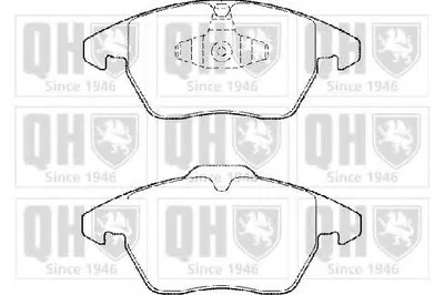 Комплект тормозных колодок, дисковый тормоз QUINTON HAZELL купить