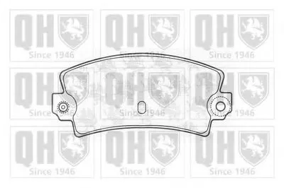 Комплект тормозных колодок, дисковый тормоз QUINTON HAZELL купить