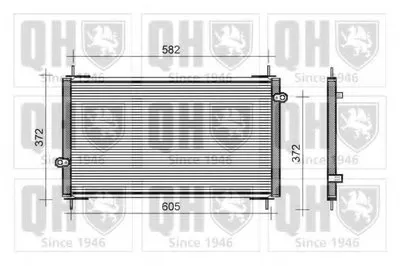 Конденсатор, кондиционер QUINTON HAZELL купить