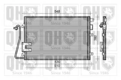 Конденсатор, кондиционер QUINTON HAZELL купить