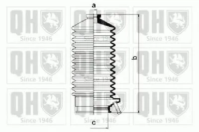 Комплект пылника, рулевое управление QUINTON HAZELL купить