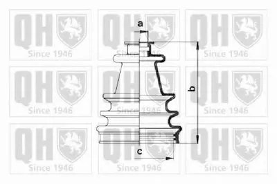 Комплект пылника, приводной вал QUINTON HAZELL купить