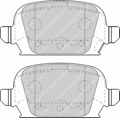 Комплект тормозных колодок, дисковый тормоз PREMIER FERODO купить