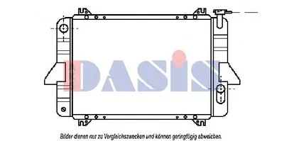 Радиатор, охлаждение двигателя AKS DASIS купить