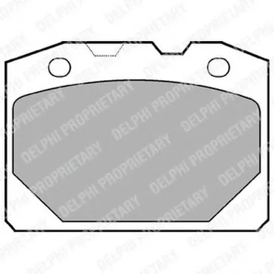 Комплект тормозных колодок, дисковый тормоз DELPHI купить