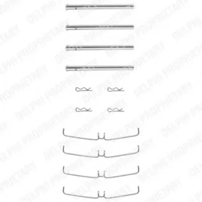 Комплектующие, колодки дискового тормоза DELPHI купить