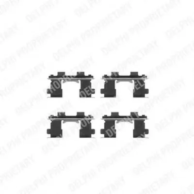 Комплектующие, колодки дискового тормоза DELPHI купить