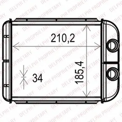 Теплообменник, отопление салона DELPHI купить