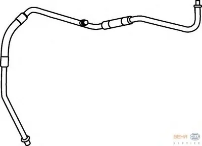 Трубопровод высокого / низкого давления, кондиционер BEHR HELLA SERVICE купить