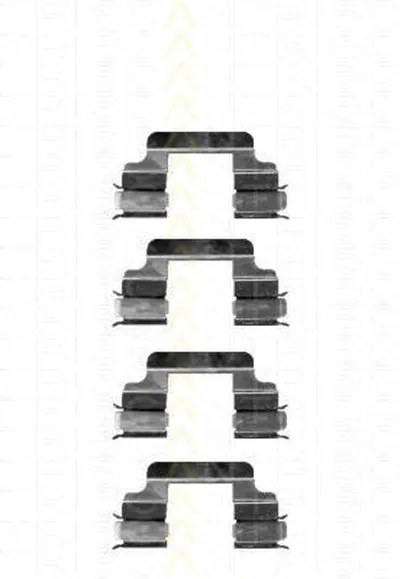 Комплектующие, колодки дискового тормоза TRISCAN купить