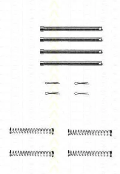 Комплектующие, колодки дискового тормоза TRISCAN купить