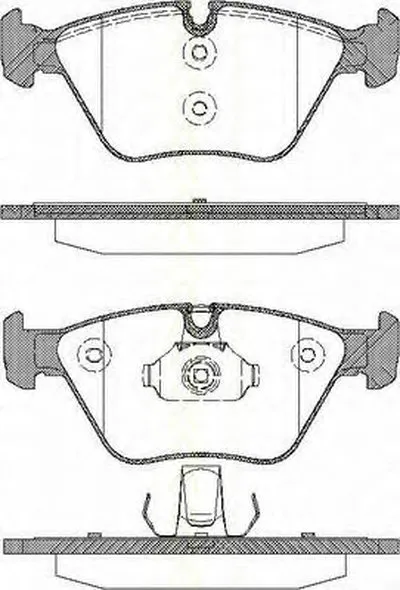 Комплект тормозных колодок, дисковый тормоз TRISCAN купить