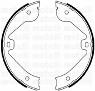 Комплект тормозных колодок, стояночная тормозная система METELLI купить