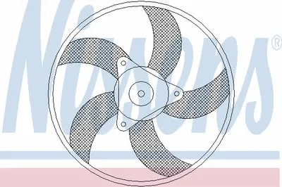 Вентилятор, охлаждение двигателя NISSENS купить