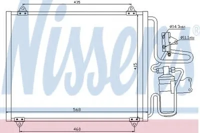 Конденсатор, кондиционер NISSENS купить