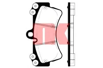 Комплект тормозных колодок, дисковый тормоз NK купить