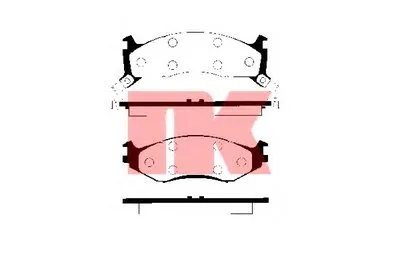 Комплект тормозных колодок, дисковый тормоз NK купить