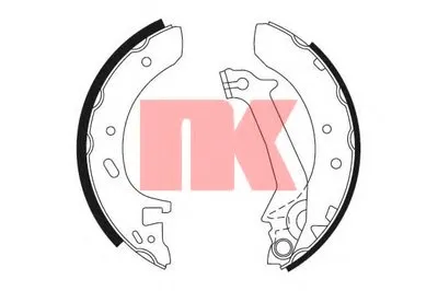 Комплект тормозных колодок NK купить