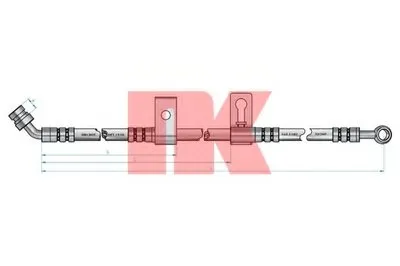 Тормозной шланг NK купить
