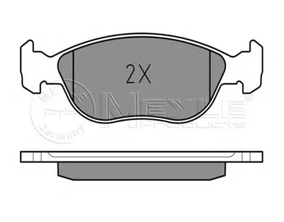 Комплект тормозных колодок, дисковый тормоз MEYLE купить