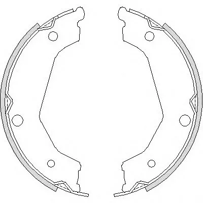 Комплект тормозных колодок, стояночная тормозная система REMSA купить