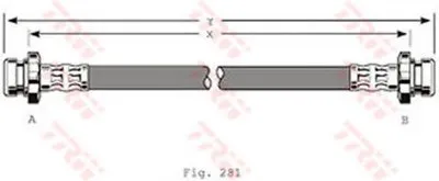 Тормозной шланг TRW купить