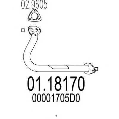 Труба выхлопного газа MTS купить