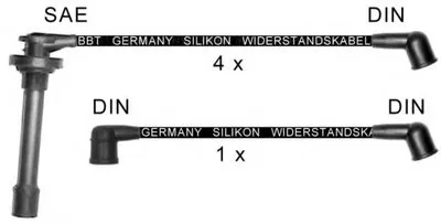 Комплект проводов зажигания BBT купить