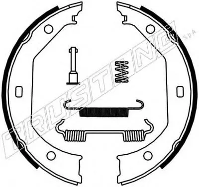 Комплект тормозных колодок, стояночная тормозная система TRUSTING купить