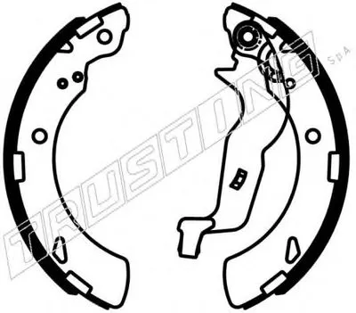 Комплект тормозных колодок TRUSTING купить