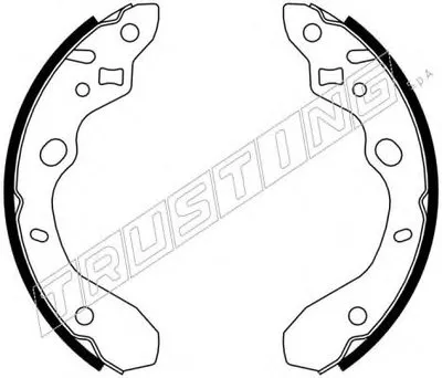 Комплект тормозных колодок TRUSTING купить