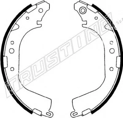 Комплект тормозных колодок TRUSTING купить