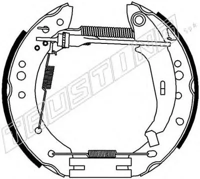 Комплект тормозных колодок FAST KIT TRUSTING купить