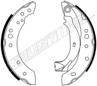 Комплект тормозных колодок REPARATION KIT TRUSTING купить