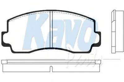 Комплект тормозных колодок, дисковый тормоз MK KASHIYAMA KAVO PARTS купить