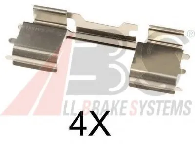 Комплектующие, колодки дискового тормоза A.B.S. купить