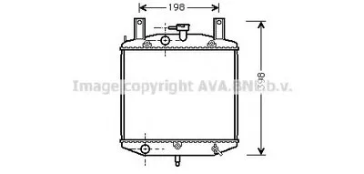 Радиатор, охлаждение двигателя AVA QUALITY COOLING купить