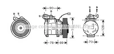 Компрессор, кондиционер AVA QUALITY COOLING купить