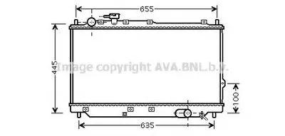 Радиатор, охлаждение двигателя AVA QUALITY COOLING купить