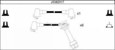 Комплект проводов зажигания NIPPARTS купить