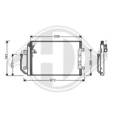 Конденсатор, кондиционер DIEDERICHS купить