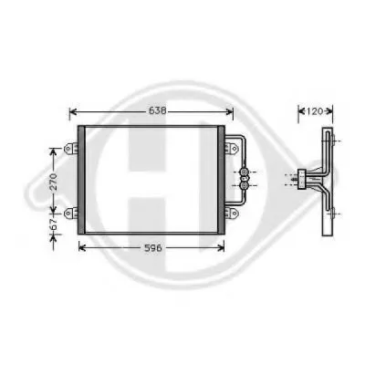 Конденсатор, кондиционер DIEDERICHS купить