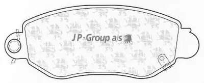 Комплект тормозных колодок, дисковый тормоз QH JP GROUP купить