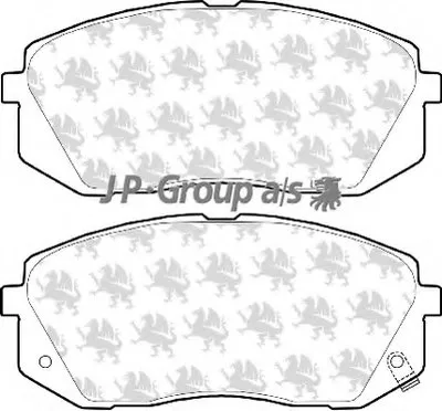 Комплект тормозных колодок, дисковый тормоз QH JP GROUP купить