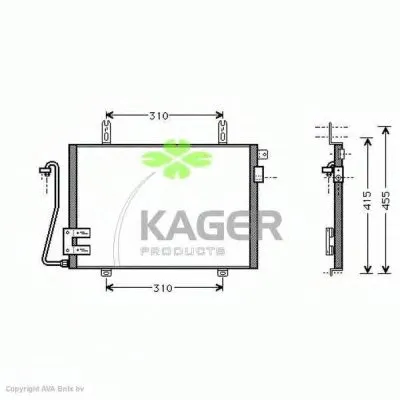 Конденсатор, кондиционер KAGER купить