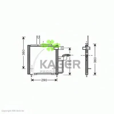 Конденсатор, кондиционер KAGER купить