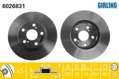Тормозной диск GIRLING купить