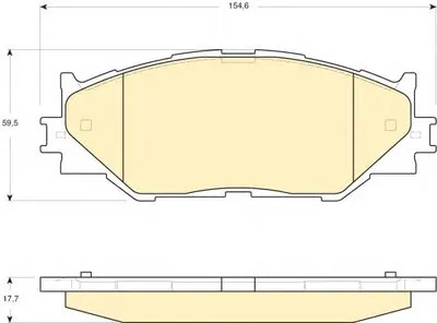 Комплект тормозных колодок, дисковый тормоз GIRLING купить