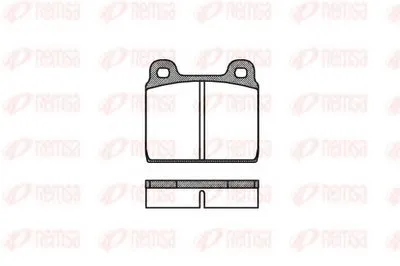 Комплект тормозных колодок, дисковый тормоз KAWE купить