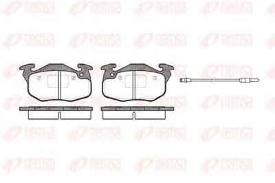 Комплект тормозных колодок, дисковый тормоз KAWE купить